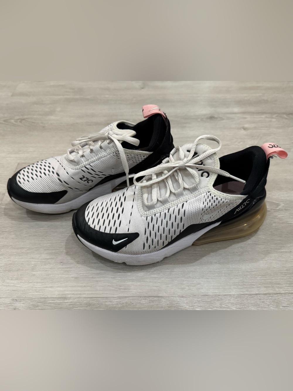 Nike Air Max 270 GS Platinum Coral - Women's 6 (Youth 4.5Y)
